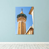 Minarett einer Moschee Leinwanddruck (Insitu (Holzboden))