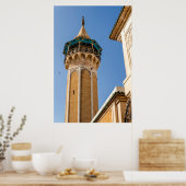 Minarett einer Moschee Poster (Küche)