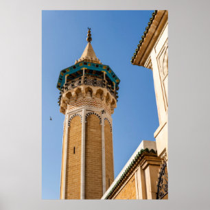 Minarett einer Moschee Poster