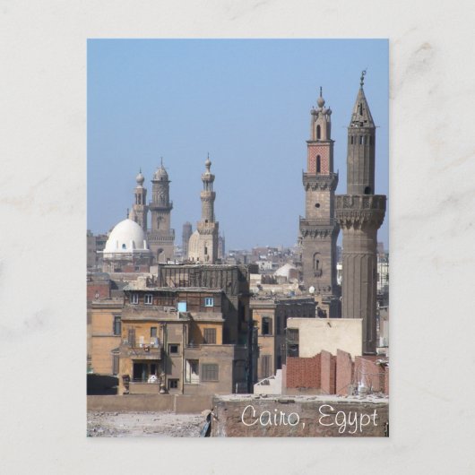 Minarett in Kairo, Altstadt / Ägypten Postkarte (Vorderseite)