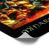 Minarette gefallener Zauberer Poster (Ecke)