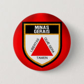 Minas Gerais Flag Button (Vorderseite)