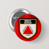 Minas Gerais Flag Button (Vorne & Hinten)