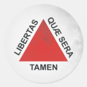 Minas Gerais Runder Aufkleber (Vorderseite)