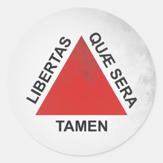 Minas Gerais Runder Aufkleber (Vorderseite)