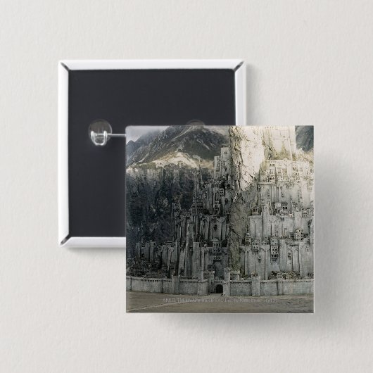 Minas Tirith Button (Vorne & Hinten)