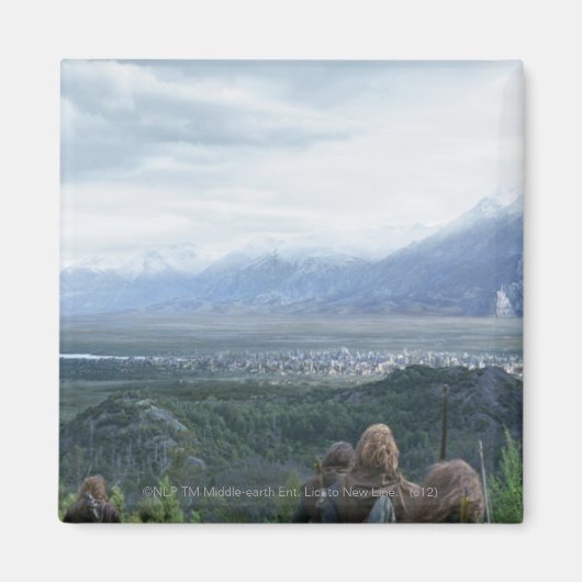 Minas Tirith in View Magnet (Vorne)