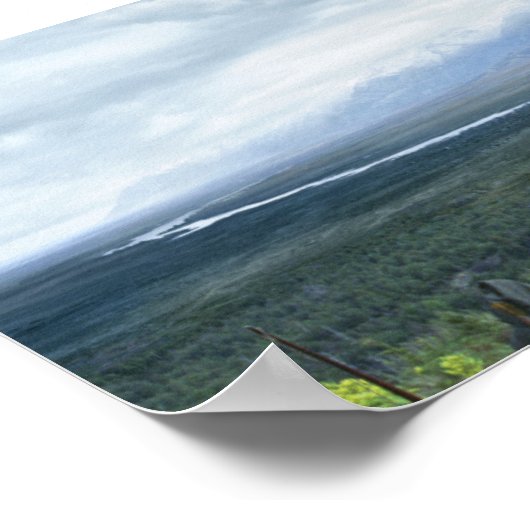 Minas Tirith in View Poster (Ecke)