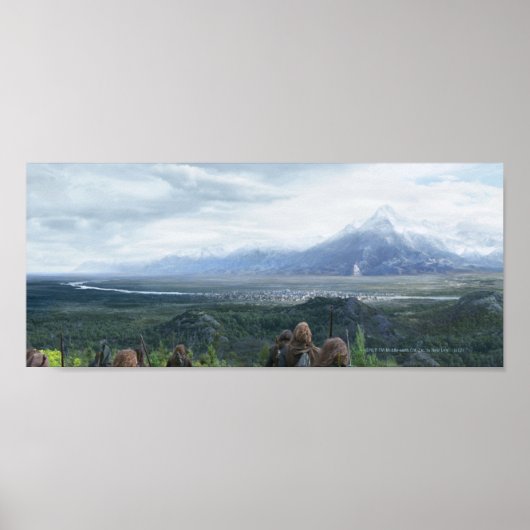 Minas Tirith in View Poster (Vorne)