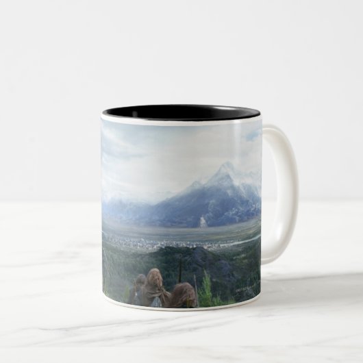 Minas Tirith in View Zweifarbige Tasse (VorderseiteRechts)