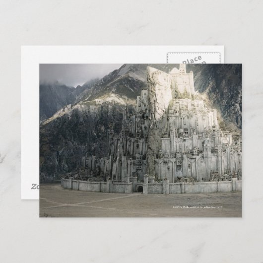 Minas Tirith Postkarte (Vorne/Hinten)