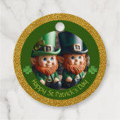 Minature Leprechaun St Patrick's Day dank RFT Geschenkanhänger (Vorderseite)
