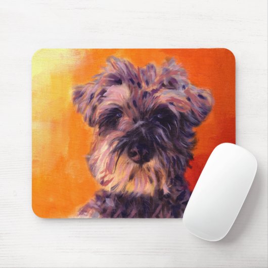 Minatureschnauzer Mousepad (Mit Mouse)