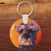 Minatureschnauzer Schlüsselanhänger (Vorderseite)