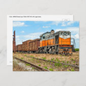 MINAZ Diesel in Kuba mit Zuckerrohr. Postkarte (Vorne/Hinten)