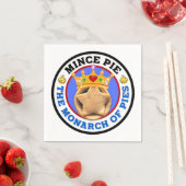 Mince Pie - Der Monarch von Pies Serviette (Beispiel)