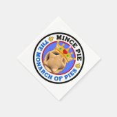 Mince Pie - Der Monarch von Pies Serviette (Ecke)