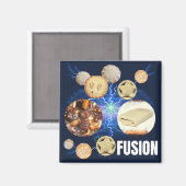 Mince Pie Fusion Magnet (Vorderseite/Rückseite)