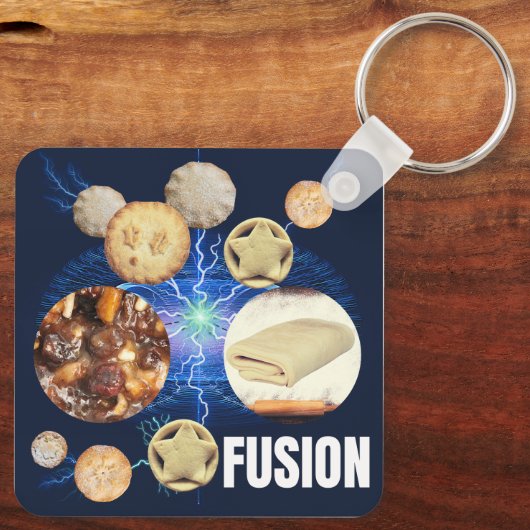 Mince Pie Fusion Schlüsselanhänger (Rückseite)