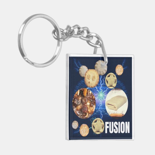 Mince Pie Fusion Schlüsselanhänger (Vorderseite links)