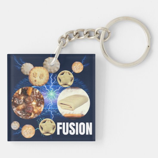 Mince Pie Fusion Schlüsselanhänger (Rückseite)