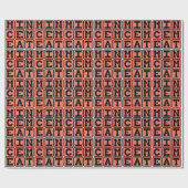 Mincemeat, Art des Kuchens Geschenkpapier (Flach)