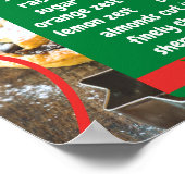 Mincemeat Ingredients Schürze Poster (Ecke)