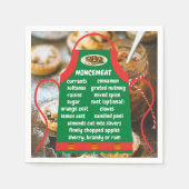 Mincemeat Ingredients Schürze Serviette (Vorderseite)