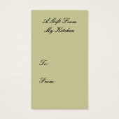 MINCEMEAT PIE BASKET GIFT TAG CARD MINCE PIE (Rückseite)