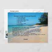 Mincemeat Squares Rezept Postkarte (Vorne/Hinten)