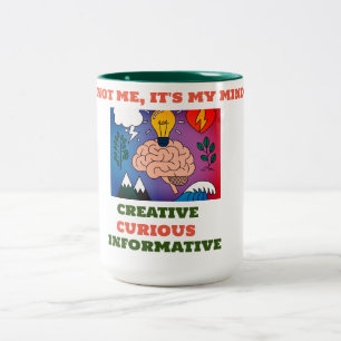 Mind 15 oz. zweifarbige tasse