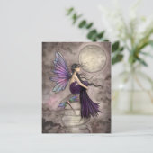 Mind Adrift Fantasy Fairy Art Postkarte (Stehend Vorderseite)