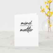 Mind-Aufkleber Karte (Gelbe Blume)