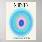 Mind Aura Gradient Affirmation Poster (Vorne)