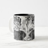 Mind Blowing Zweifarbige Tasse (Vorderseite Links)