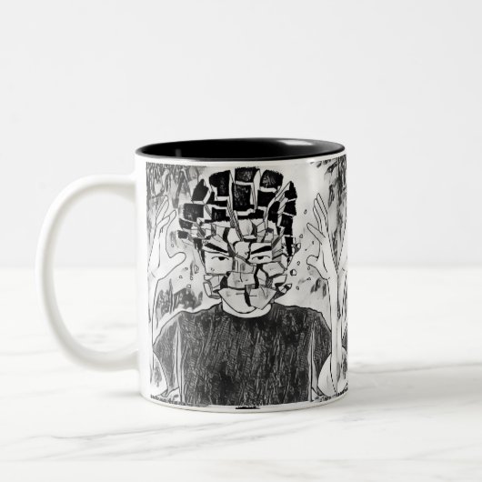 Mind Blowing Zweifarbige Tasse (Links)