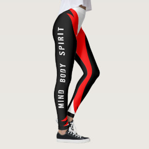 Mind Body Spirit Geborener Krieger Fügen Sie Ihre Leggings