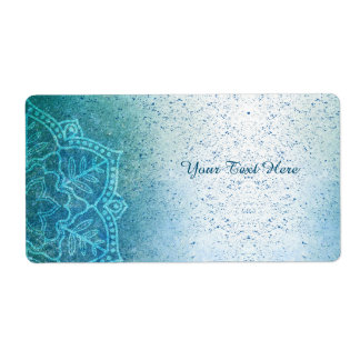 Mind Body Spirit Mandala Papier Label
