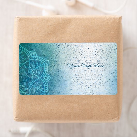 Mind Body Spirit Mandala Stationary Label (Insitu)
