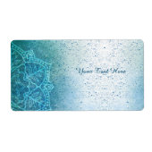 Mind Body Spirit Mandala Stationary Label (Vorne)