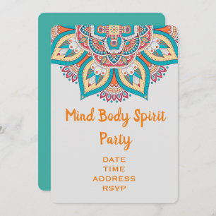 Mind Body Spirit New Age Party Einladung