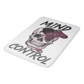 Mind control gaming design badematte (Schrägansicht)