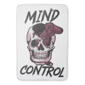 Mind control gaming design badematte (Vorderseite Vertikal)