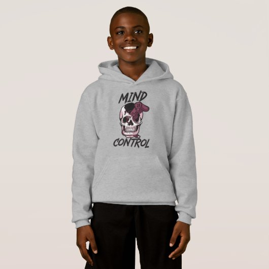 Mind control gaming design hoodie (Vorne ganz)