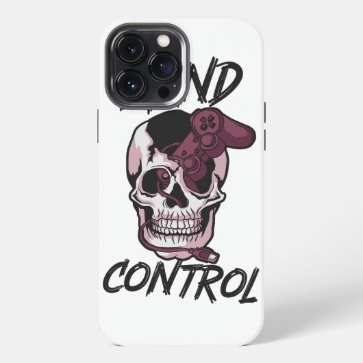 Mind control gaming design iPhone hülle (Rückseite)
