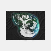 Mind Controller Skull Gaming Gamer Mens Boys Teens Fleecedecke (Vorderseite (Horizontal))