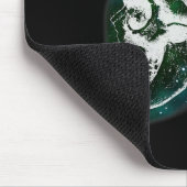 Mind Controller Totenkopf Gaming Gamer Männer Jung Mousepad (Ecke)