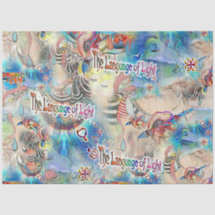 Mind Doodling wiederholen Seidenpapier