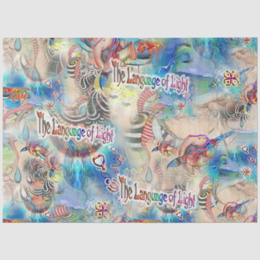 Mind Doodling wiederholen Seidenpapier (Vorderseite)