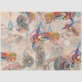 Mind Doodling wiederholen Seidenpapier (Vorderseite)